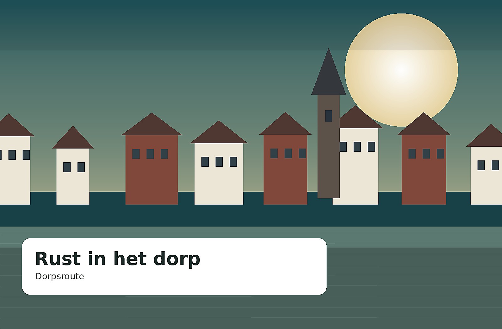 Rust in het dorp